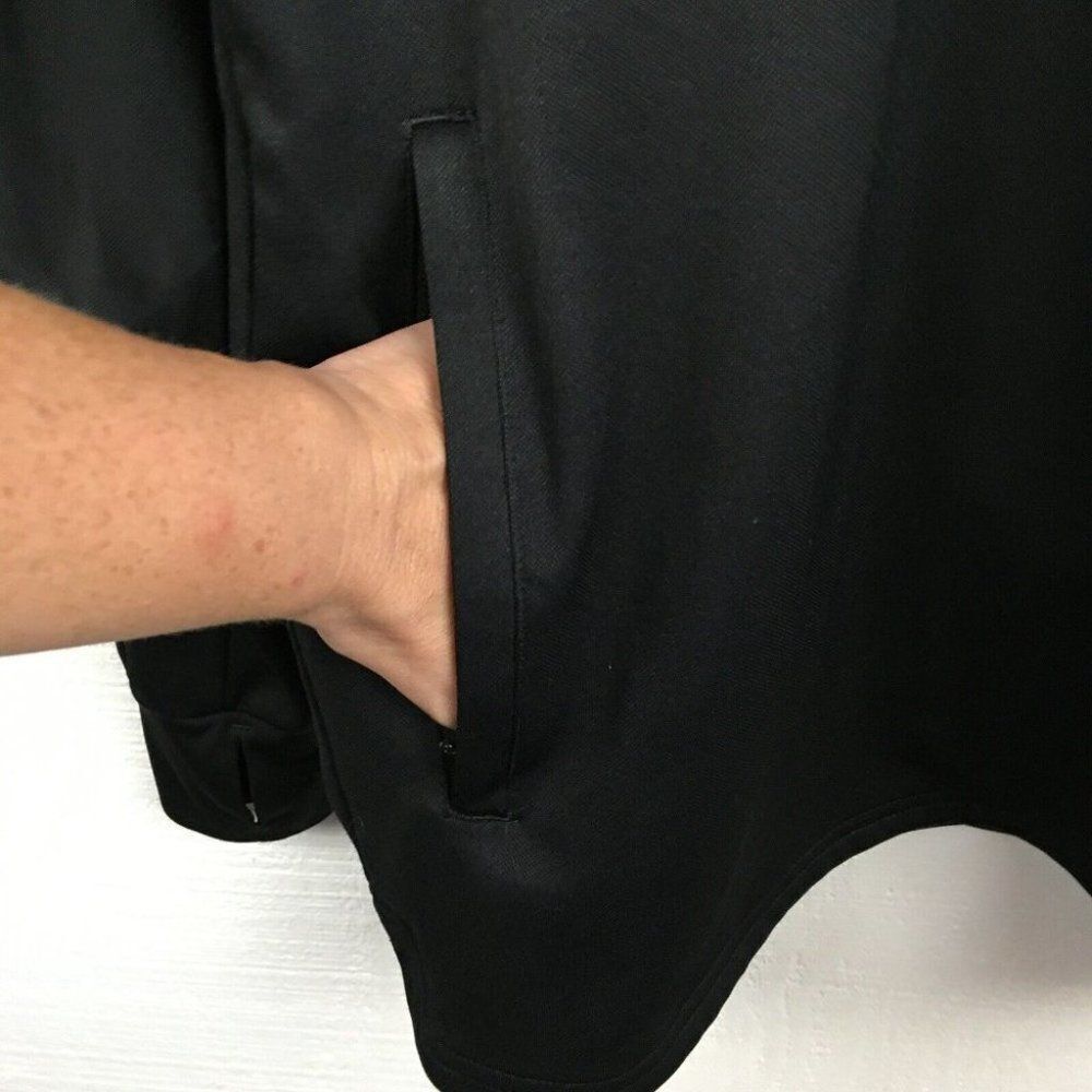 Adidas Pullover M Men Black New York City Football Club Long Sleeves Quarter Zip - Picture 5 of 9